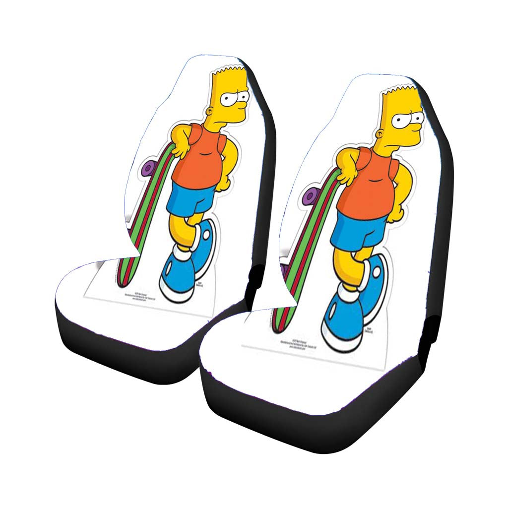 Bart Simpson Car Front Seat Covers
