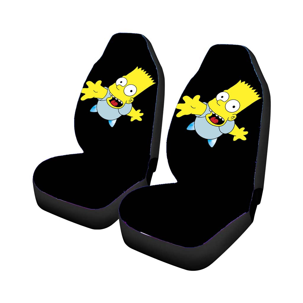 Bart Simpson Hello Car Front Seat Covers