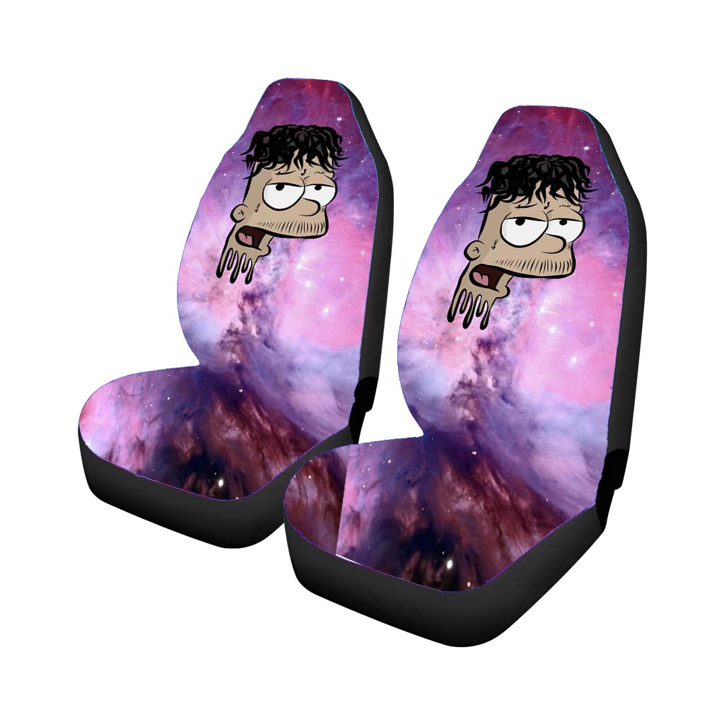 Bart Simpson Lil Skies Cartoon Car Front Seat Covers