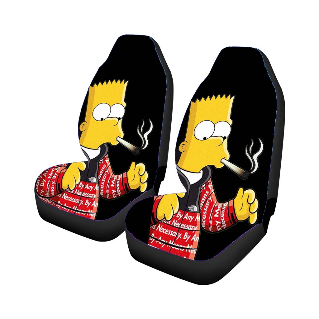 Bart Simpson Simpsons Car Front Seat Covers
