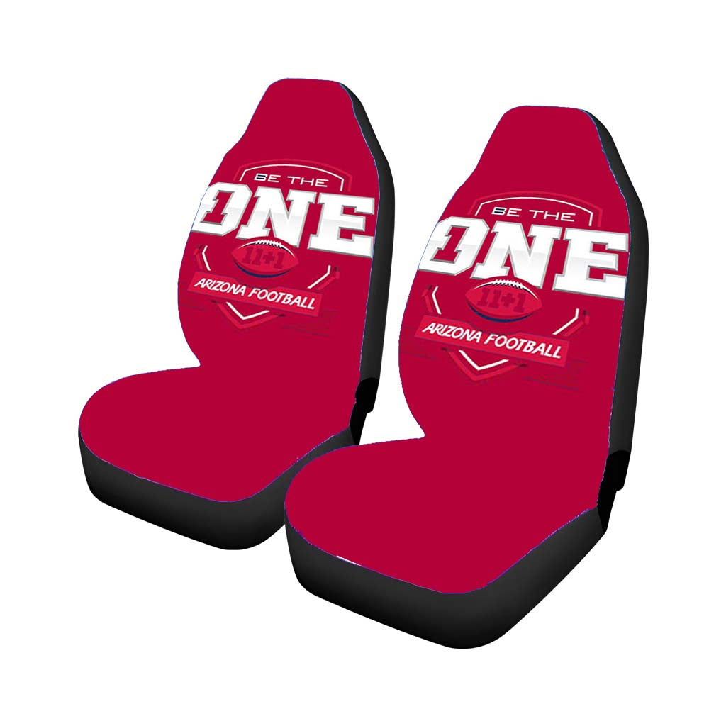 Be The One Arizona Football Pink Car Front Seat Covers
