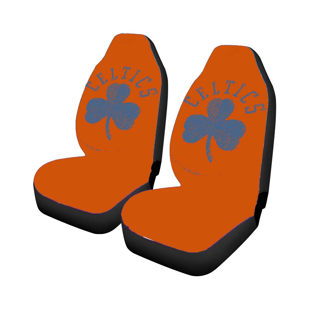 Blue Boston Celtics Car Front Seat Covers