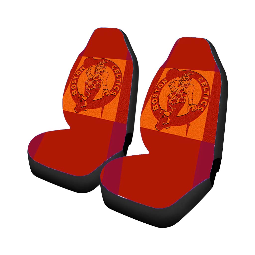 Boston Celtics Cover Design Car Front Seat Covers