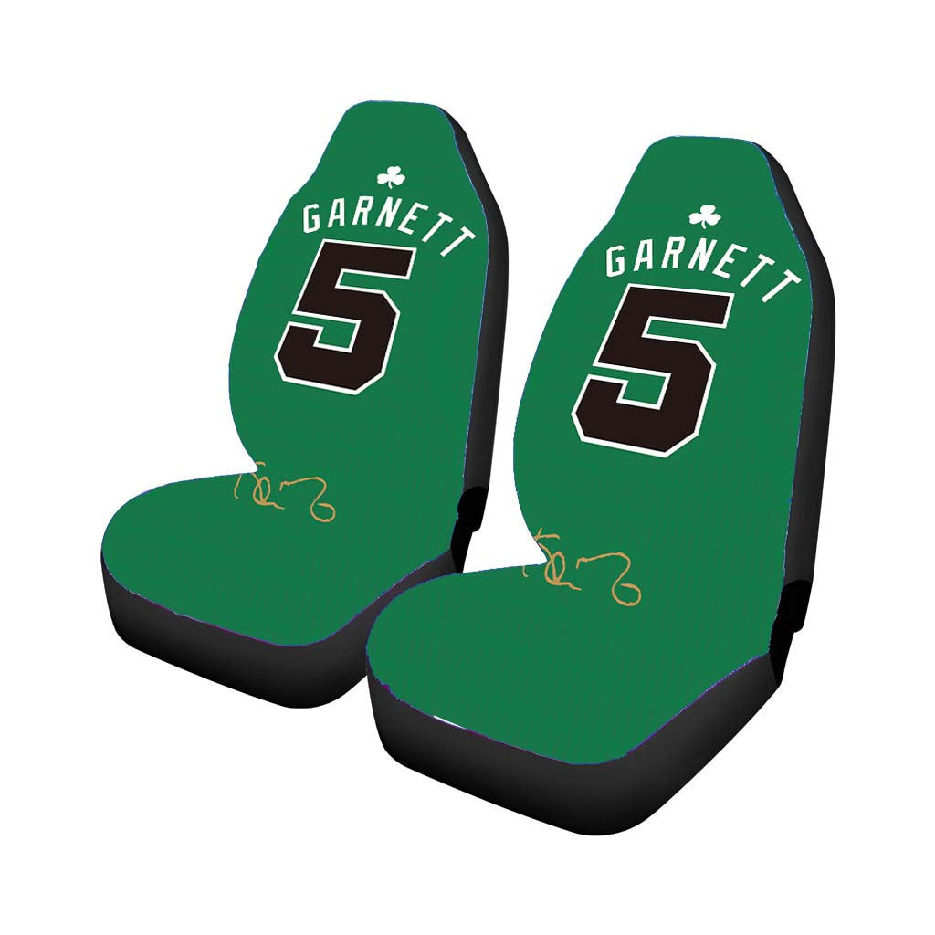 Boston Celtics Garnett Car Front Seat Covers