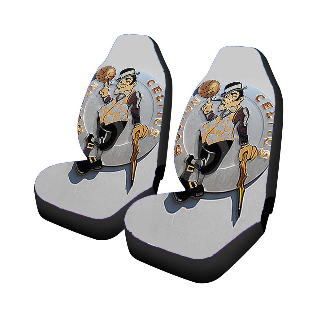 Boston Celtics Greyscale Car Front Seat Covers