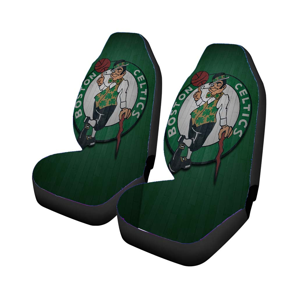 Boston Celtics Hardwood Car Front Seat Covers
