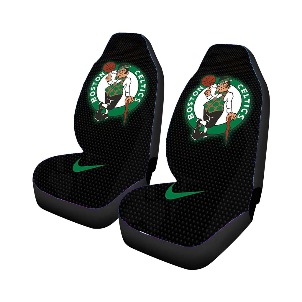 Boston Celtics Nike Carbon Car Front Seat Covers