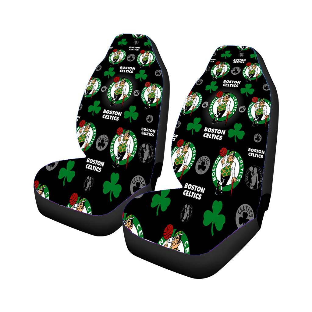 Boston Celtics Patters Car Front Seat Covers