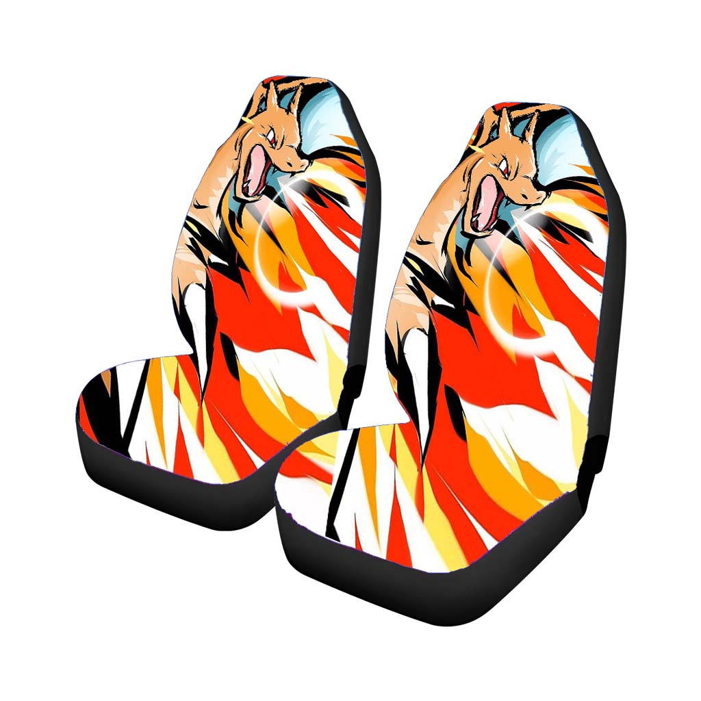 Charizard Pokemon Flame Car Front Seat Covers