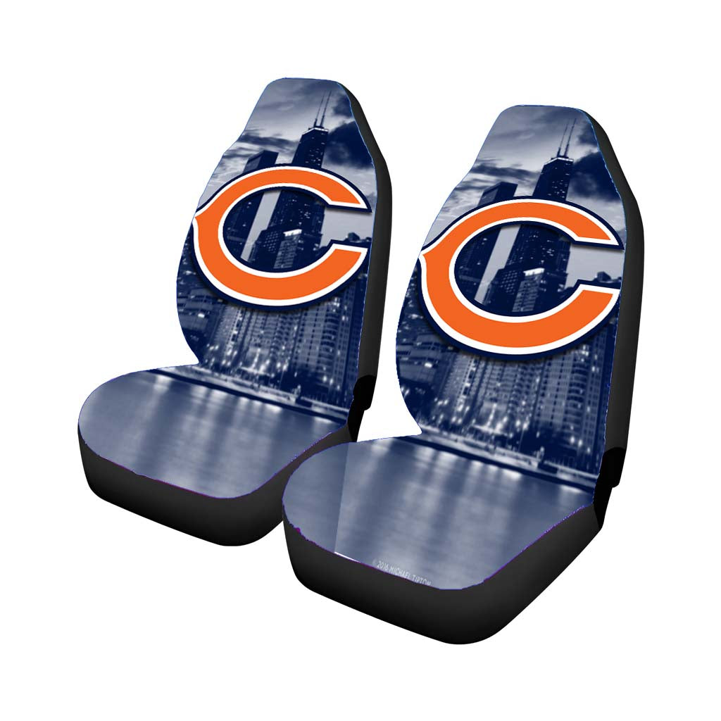 Chicago Bears Emblem Car Front Seat Covers