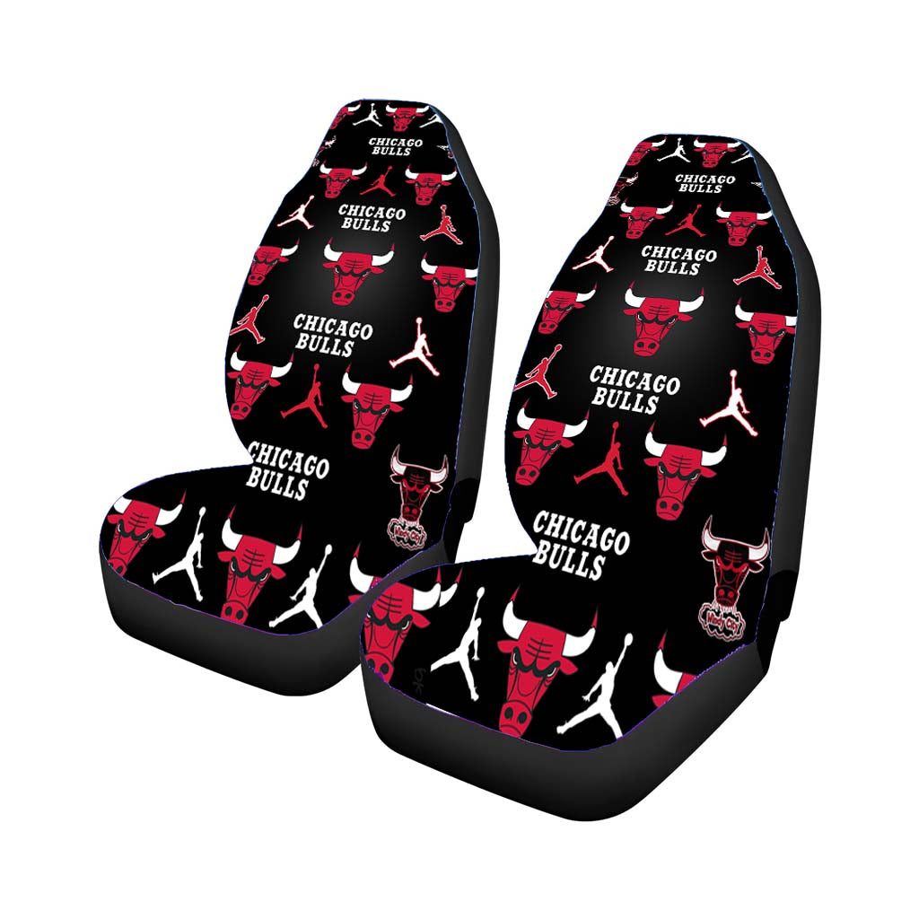 Chicago Bulls Collage Car Front Seat Covers