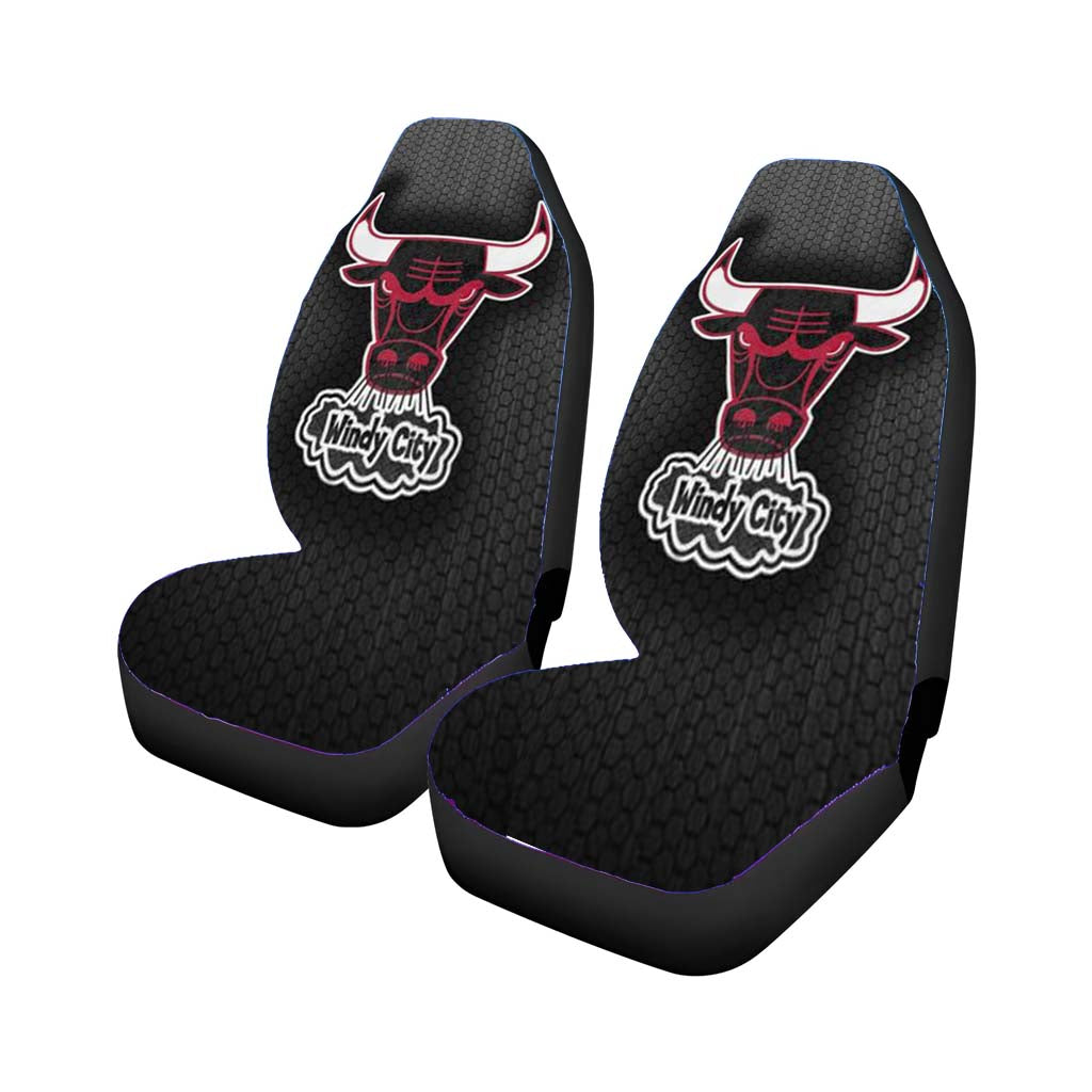 Chicago Bulls Logo Car Front Seat Covers