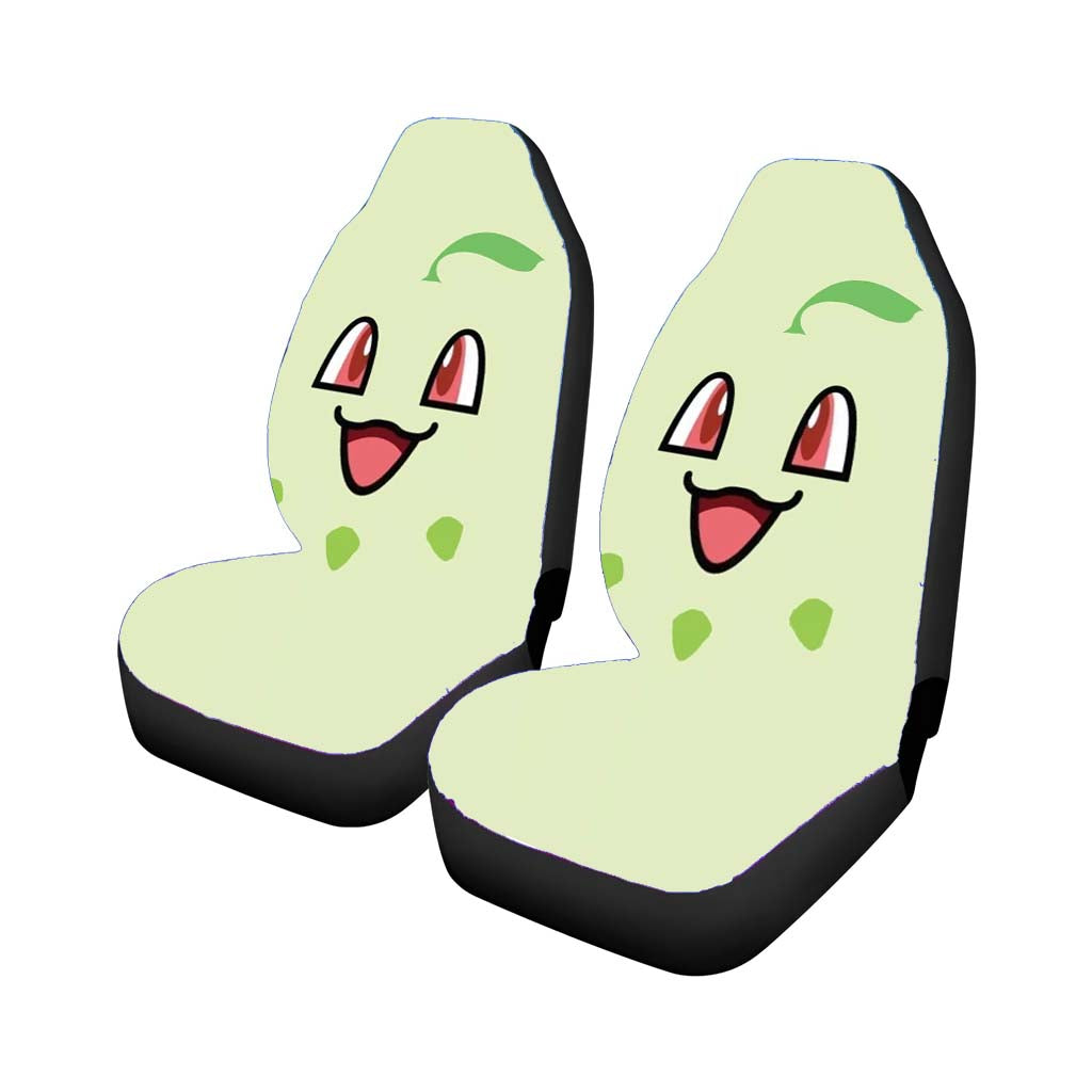 Chikorita Pokemon Car Front Seat Covers