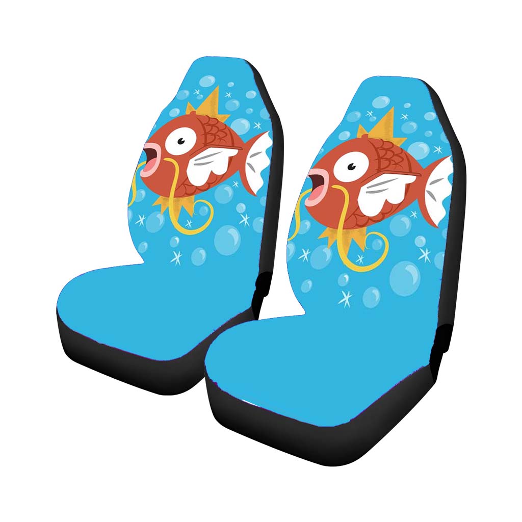 Cute Fish Pokemon Magikarp Car Front Seat Covers