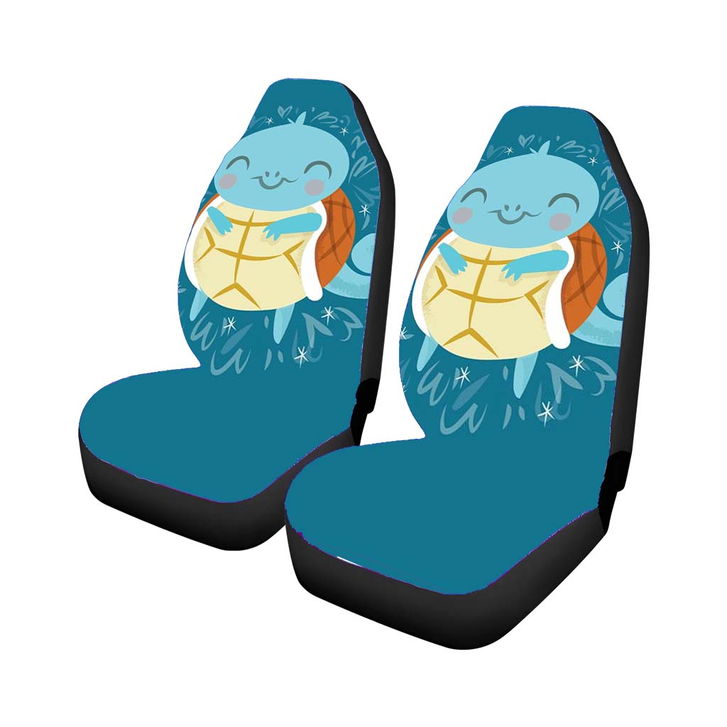 Cute Pokemon Squirtle Car Front Seat Covers