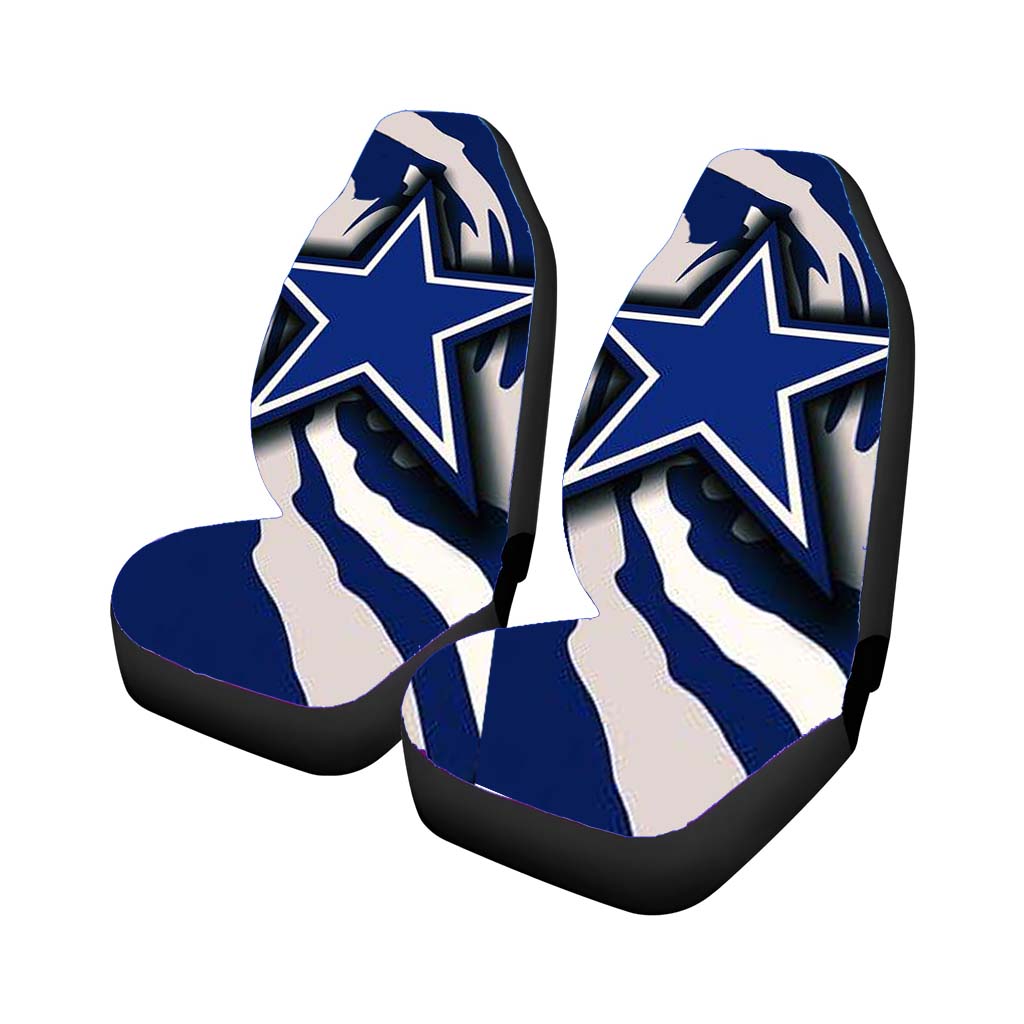 Dallas Cowboys Blue 1 Car Front Seat Covers