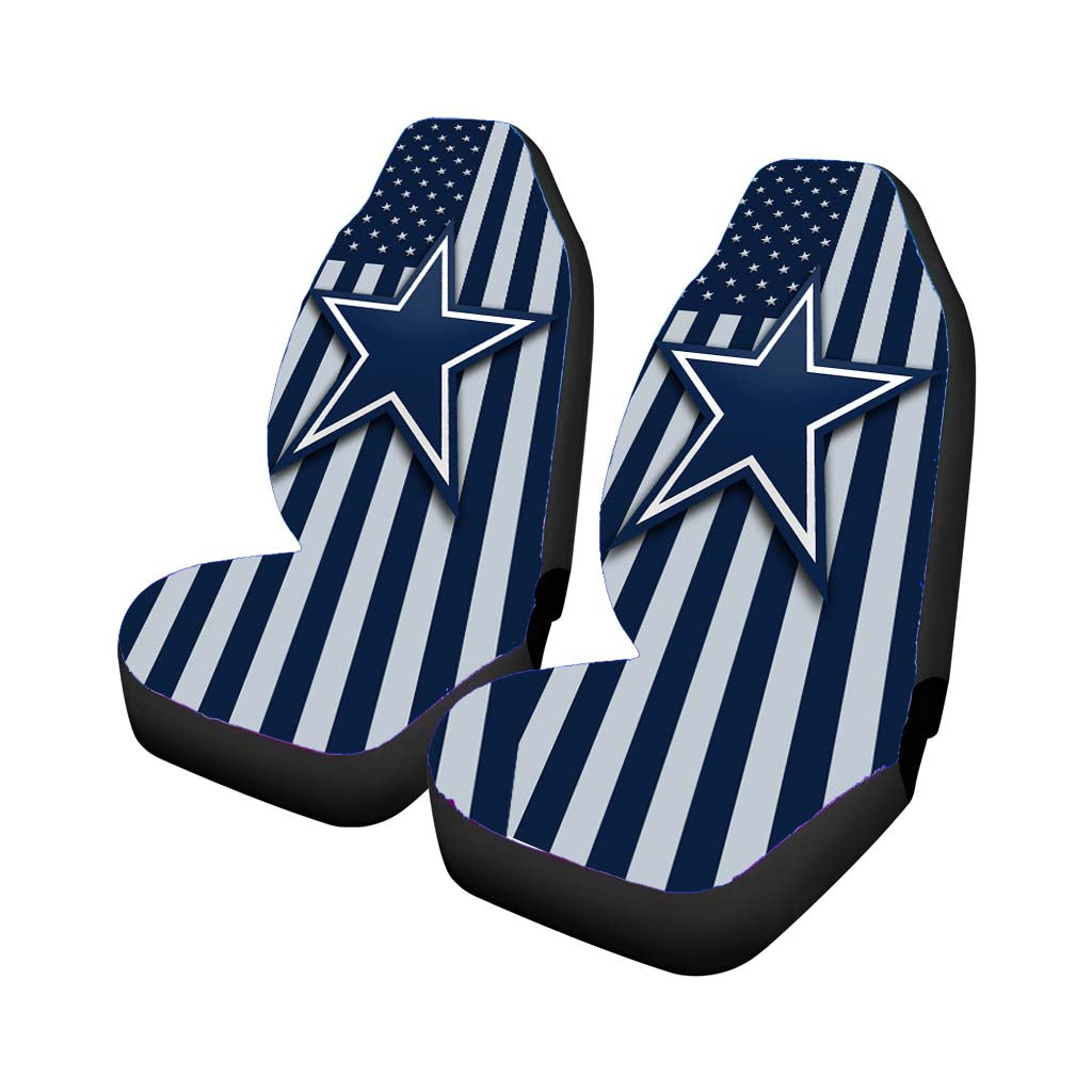 Dallas Cowboys Logo Flag Car Front Seat Covers