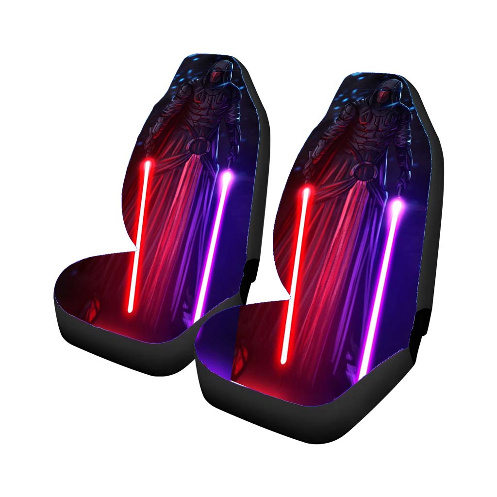 Darth Vader And Two Saber Car Front Seat Covers