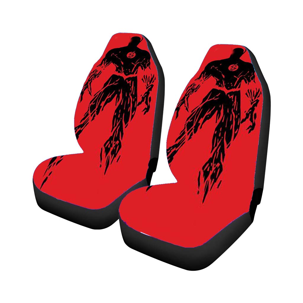 Dc Superheroes The Flash Silhouette Car Front Seat Covers