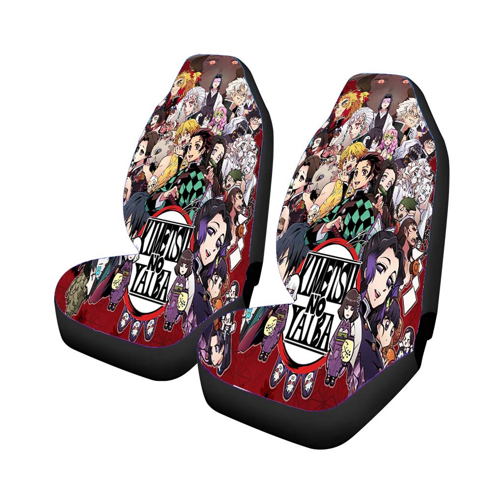 Demon Slayer Kimetsu No Yaiba Car Front Seat Covers