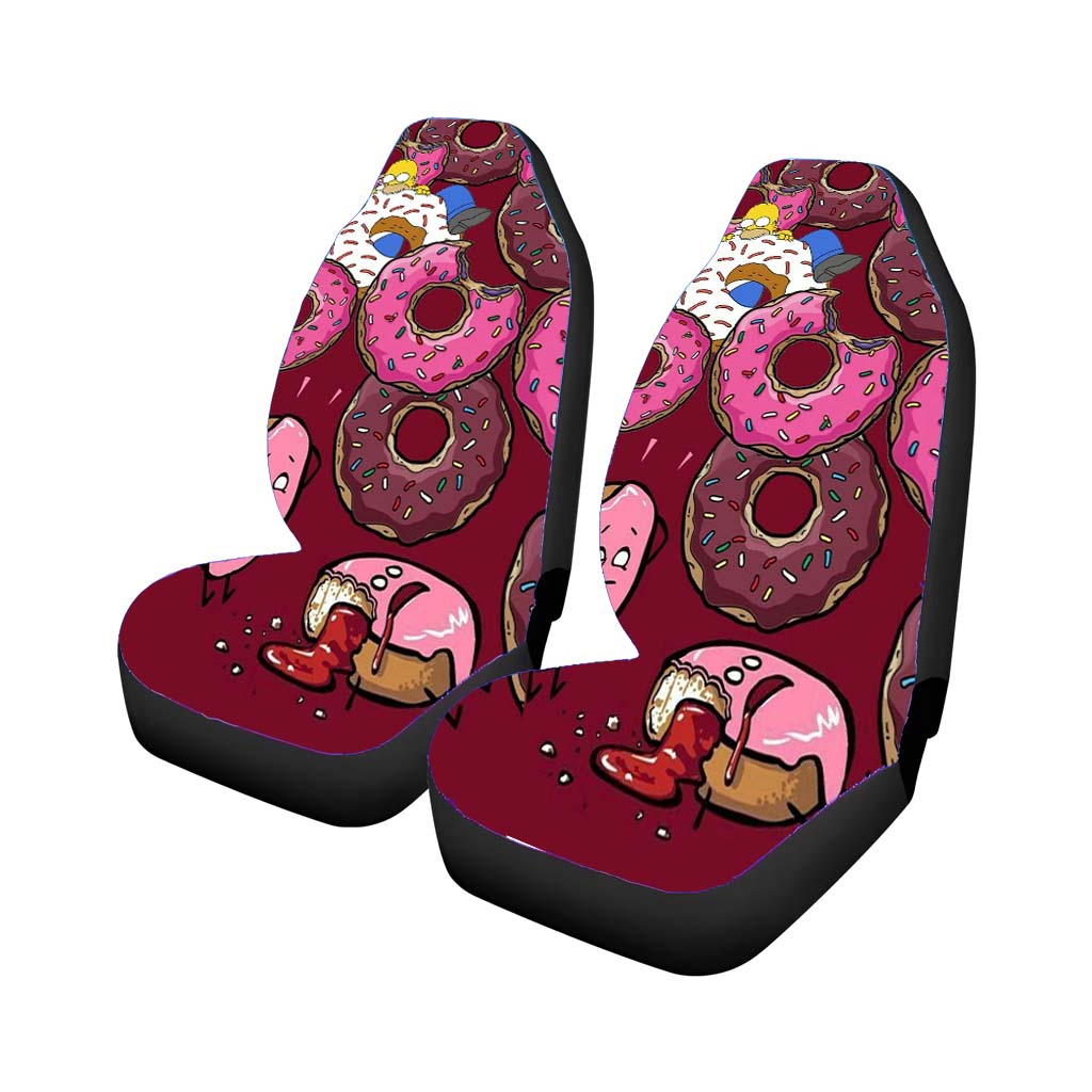 Donnut Simpsons Car Front Seat Covers
