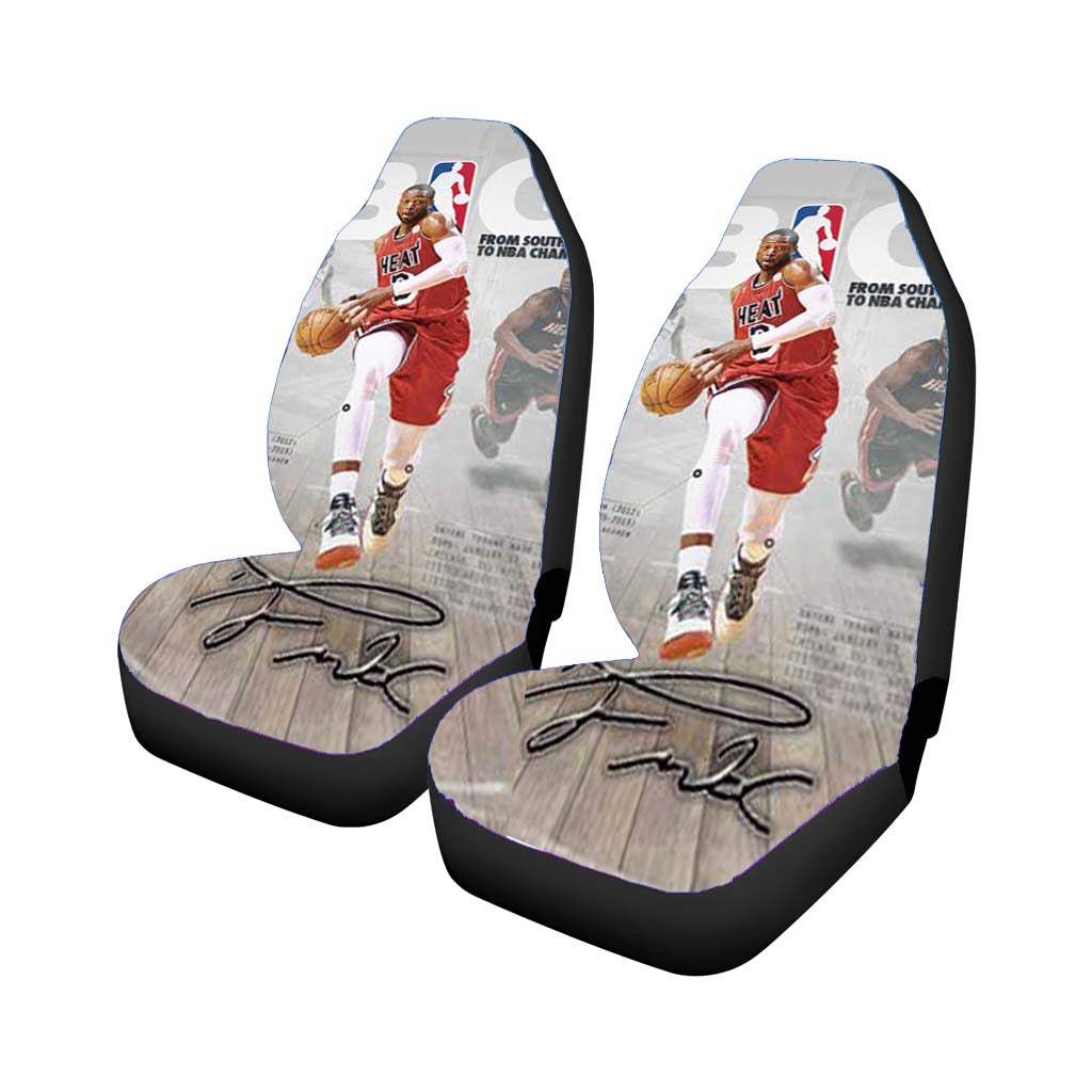 Dwyane Wade Chicago Bulls Car Front Seat Covers