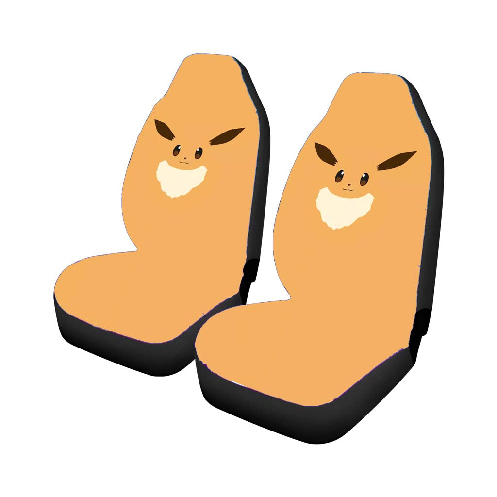 Eevee Pokemon Car Front Seat Covers
