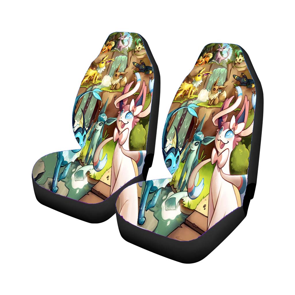 Eeveelutions Pokemon Wallpapers Car Front Seat Covers