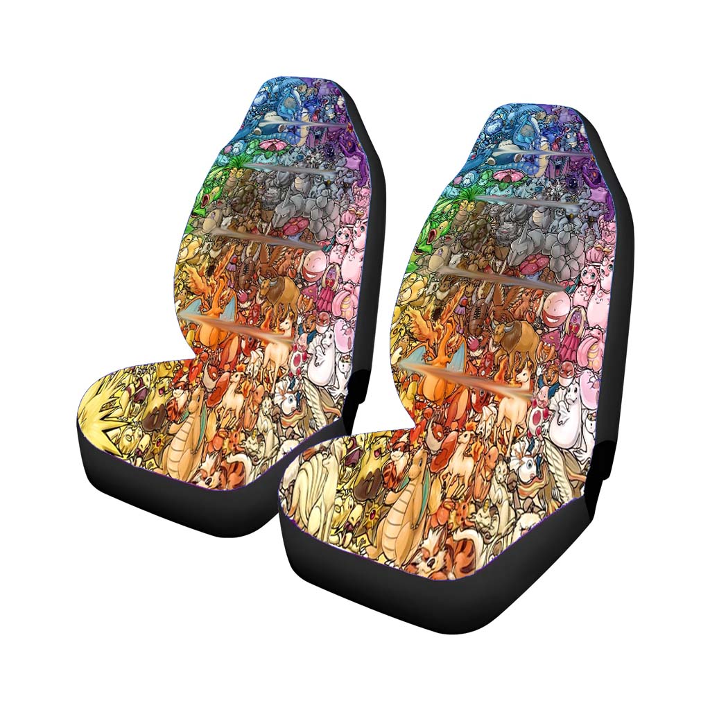 Epic Pokemon Fan Art Car Front Seat Covers