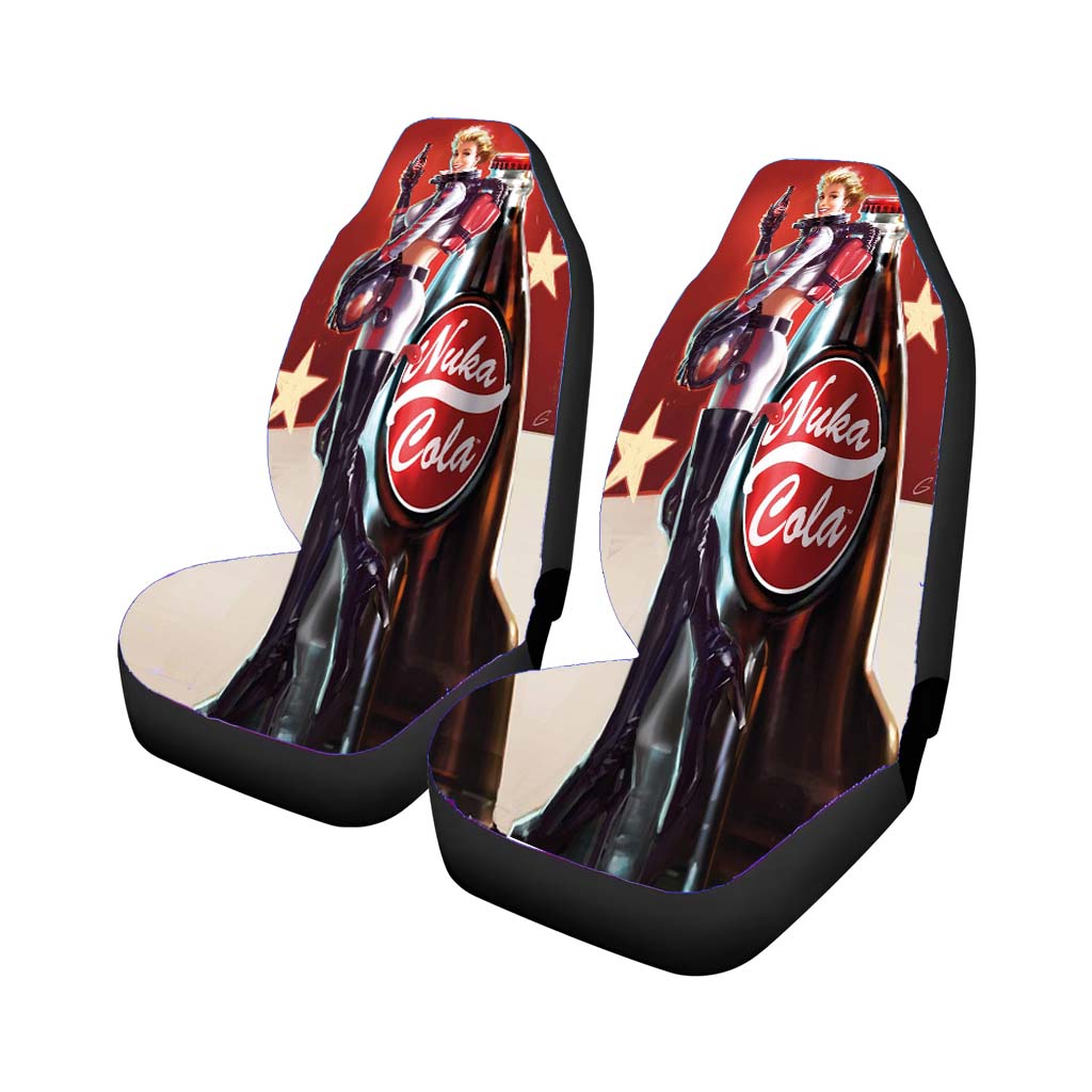 Fallout 4 Nuka Cola Mini Poster Car Front Seat Covers