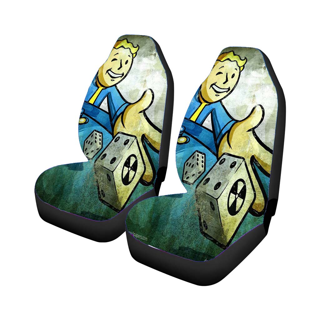 Fallout Dice Car Front Seat Covers