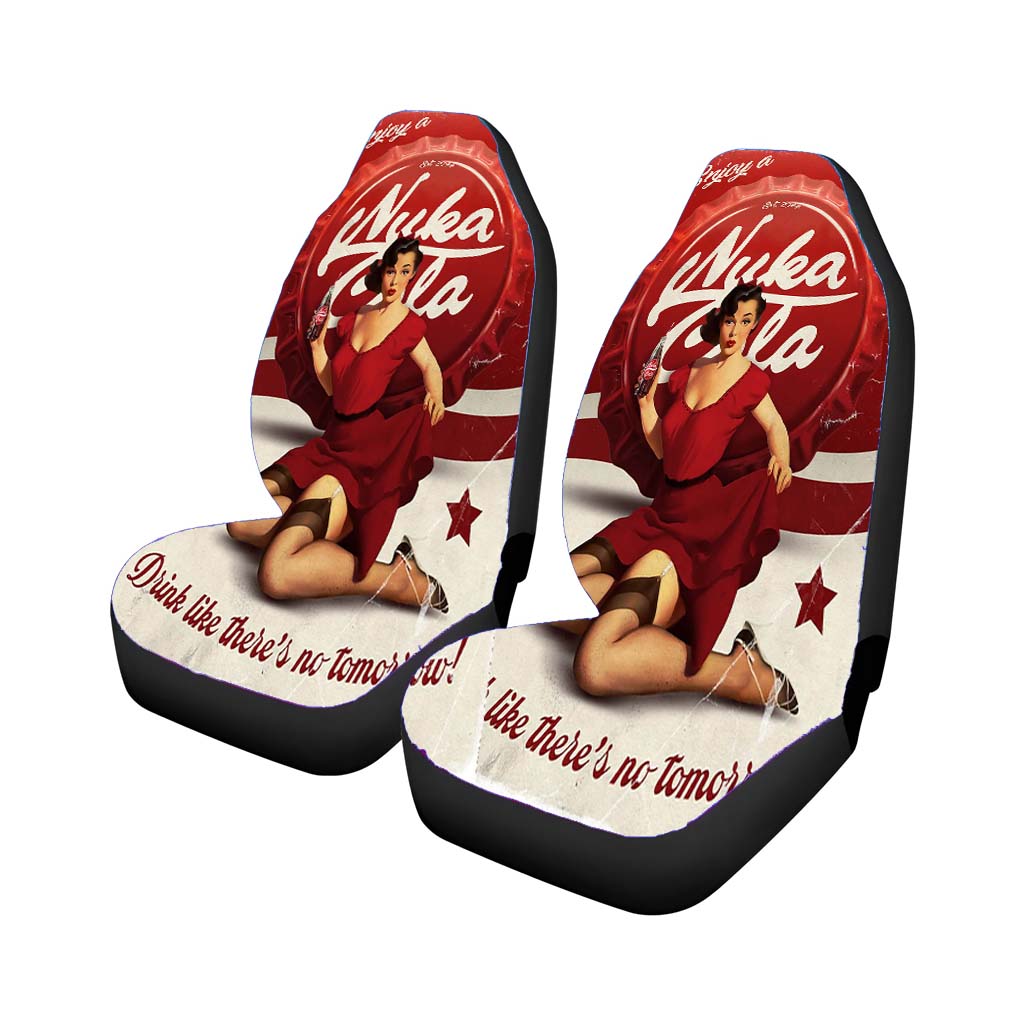 Fallout Enjoy A Nuka Cola Car Front Seat Covers