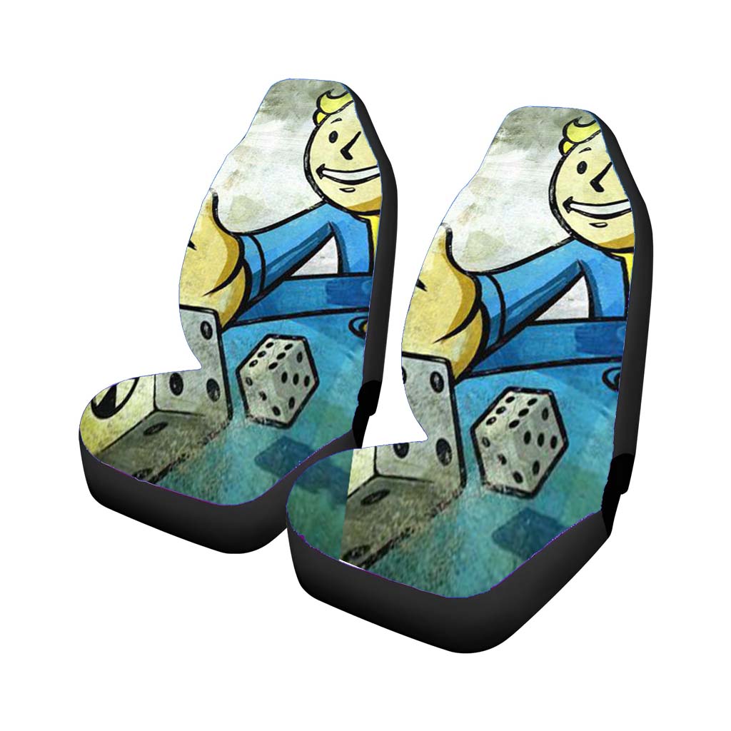Fallout Gambling Car Front Seat Covers
