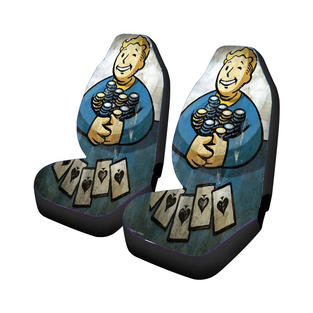 Fallout New Vegas Vault Boy Wallpapers Car Front Seat Covers