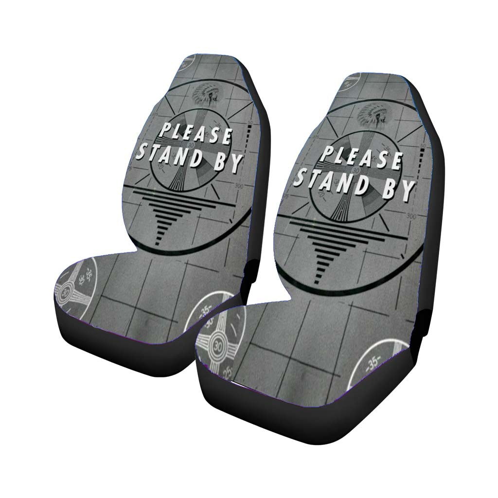 Fallout Please Stand By Car Front Seat Covers