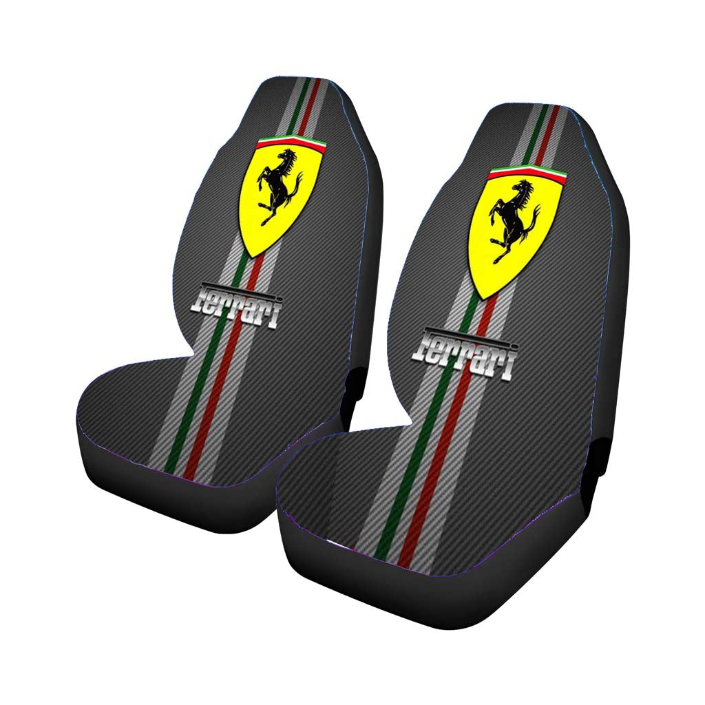Ferrari Logo 2 Car Front Seat Covers