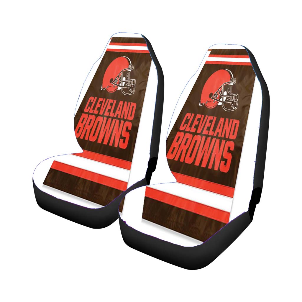 Flag Cleveland Browns Car Front Seat Covers