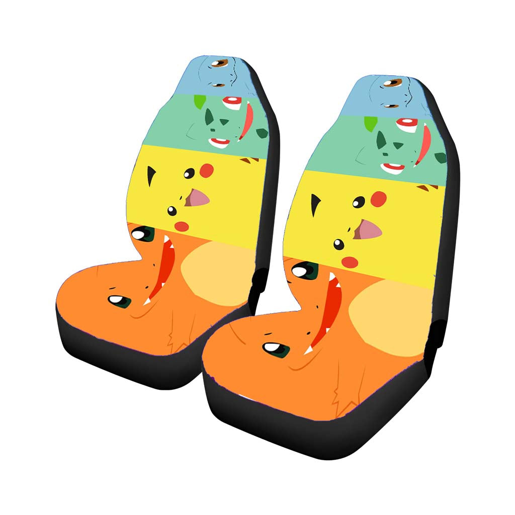 Four Pokemon Car Front Seat Covers