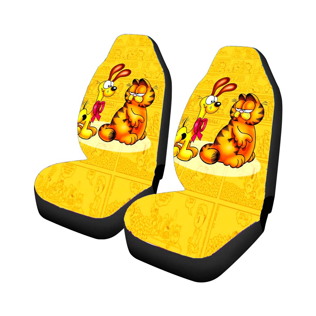 Garfield Comic Strip Art Car Front Seat Covers
