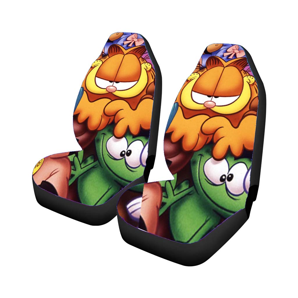 Garfield With Many Toys Car Front Seat Covers