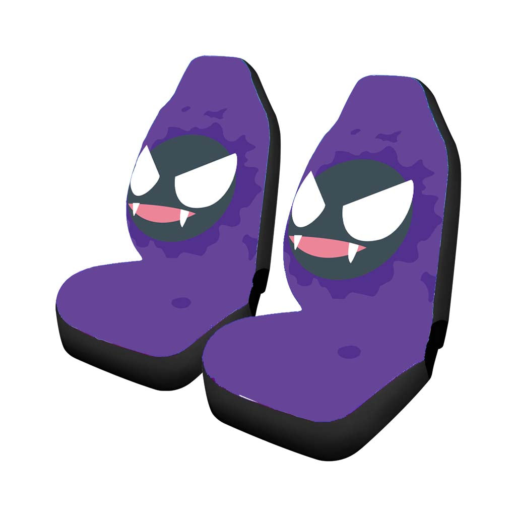 Gastly Pokemon Art Car Front Seat Covers