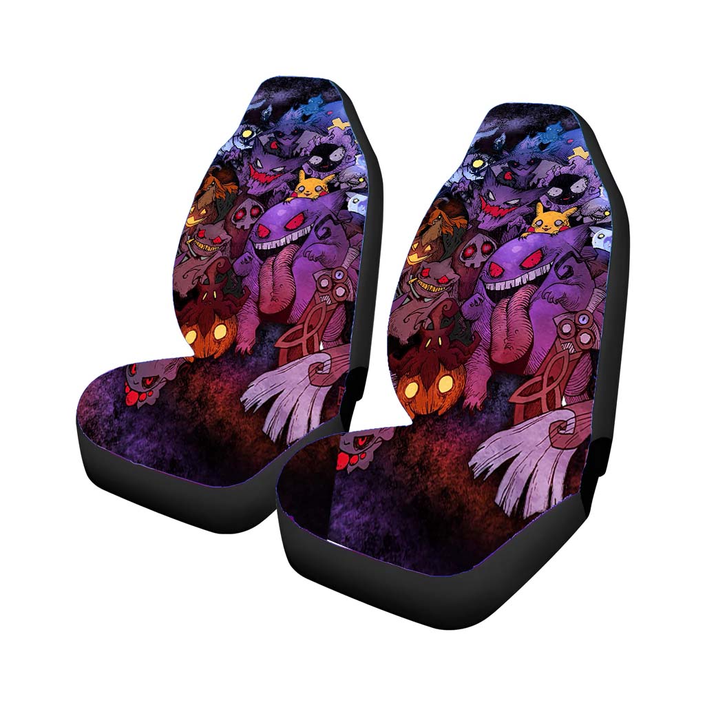 Ghost Type Pokemon Wallpaper Car Front Seat Covers