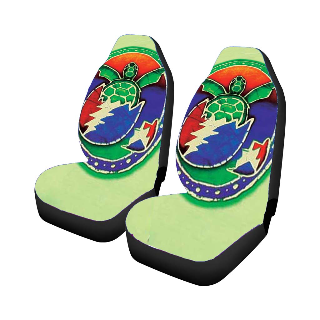 Grateful Dead Turtle Car Front Seat Covers