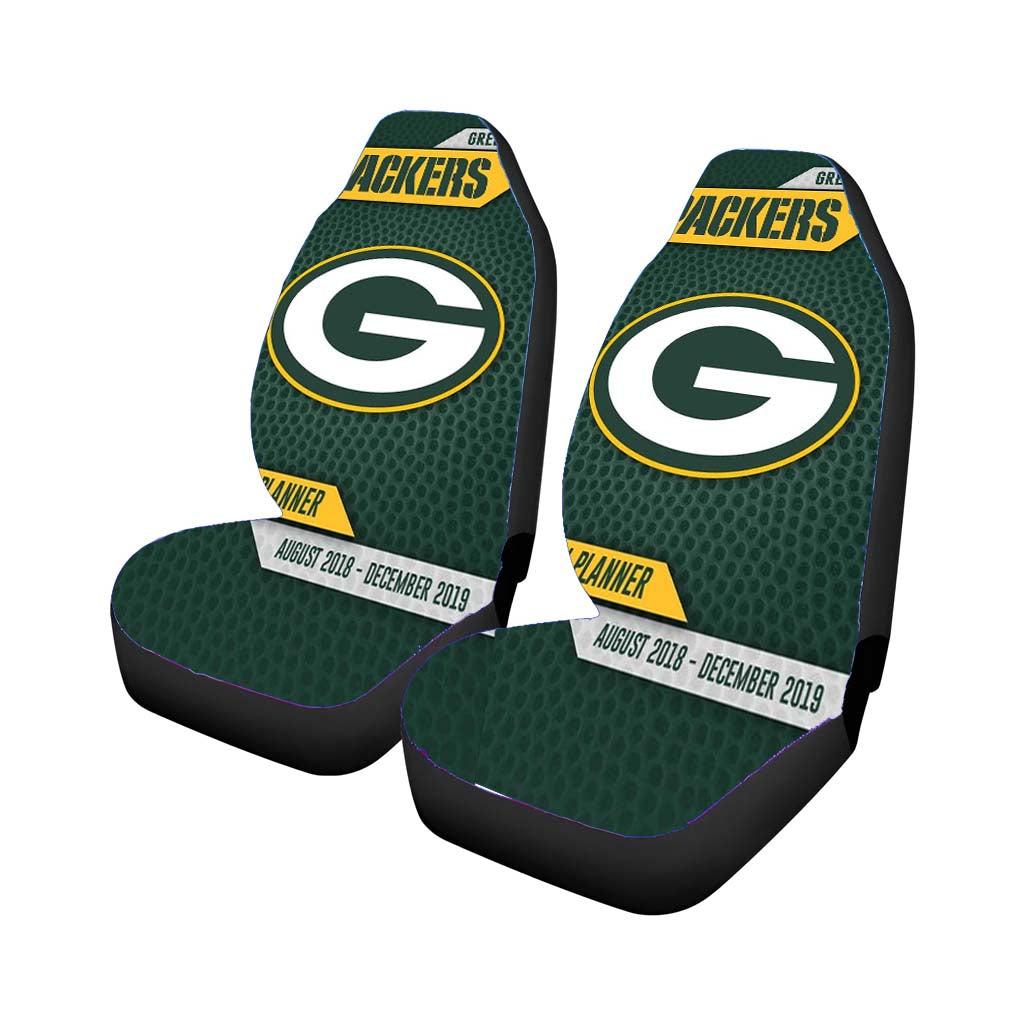 Green Bay Packers 2019 Pocket Planner Car Front Seat Covers