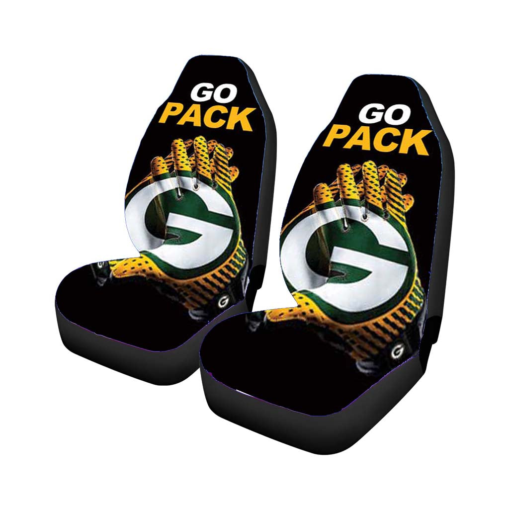 Green Bay Packers Go Pack Car Front Seat Covers
