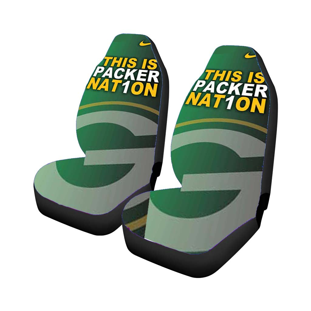 Green Bay Packers Nat1On Car Front Seat Covers
