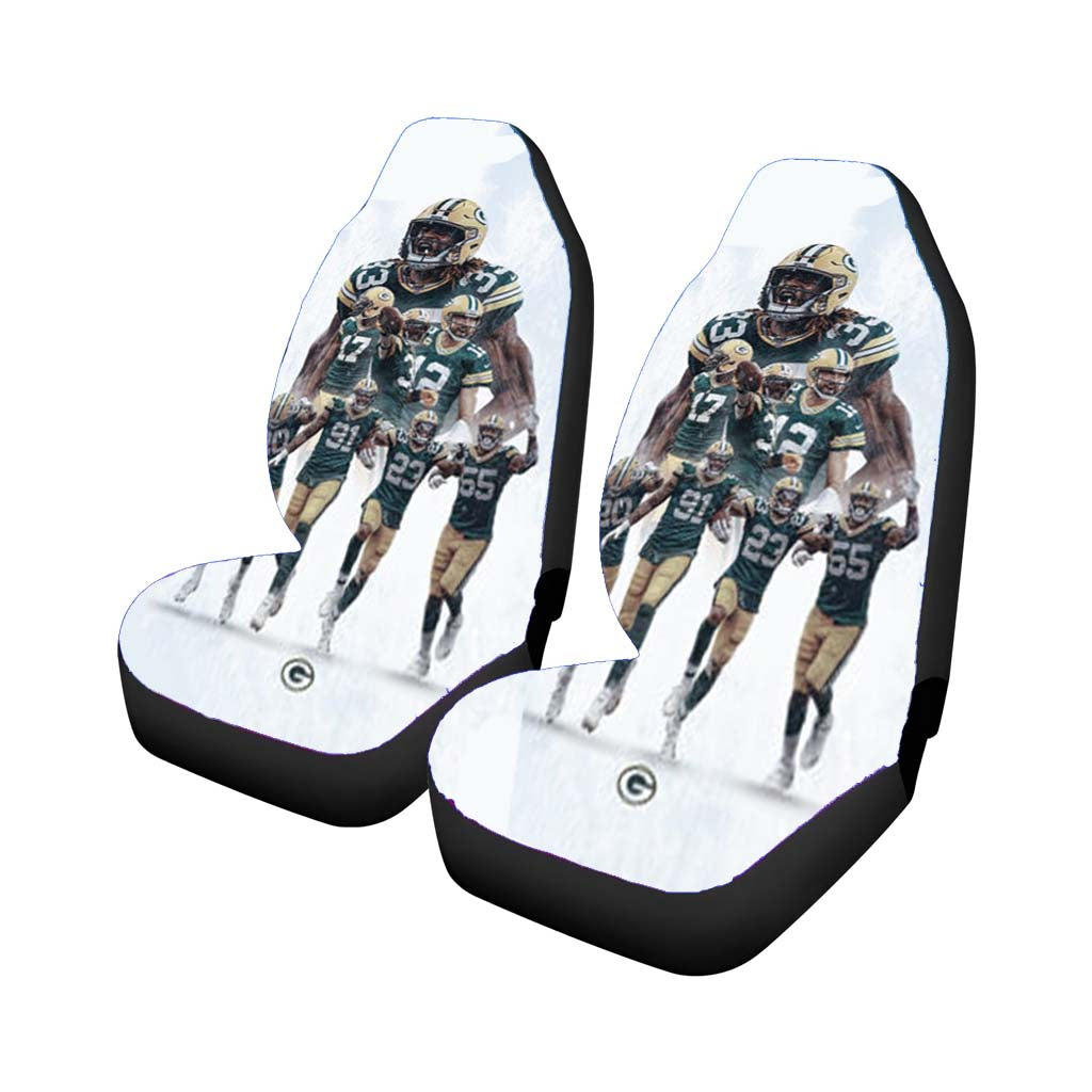 Green Bay Packers Roster Car Front Seat Covers