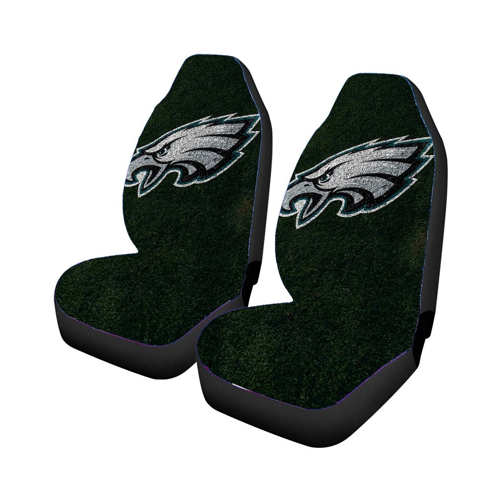 Green Philadelphia Eagles Logo Car Front Seat Covers
