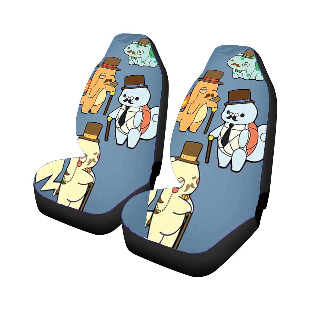 Hipster Pokemon Car Front Seat Covers