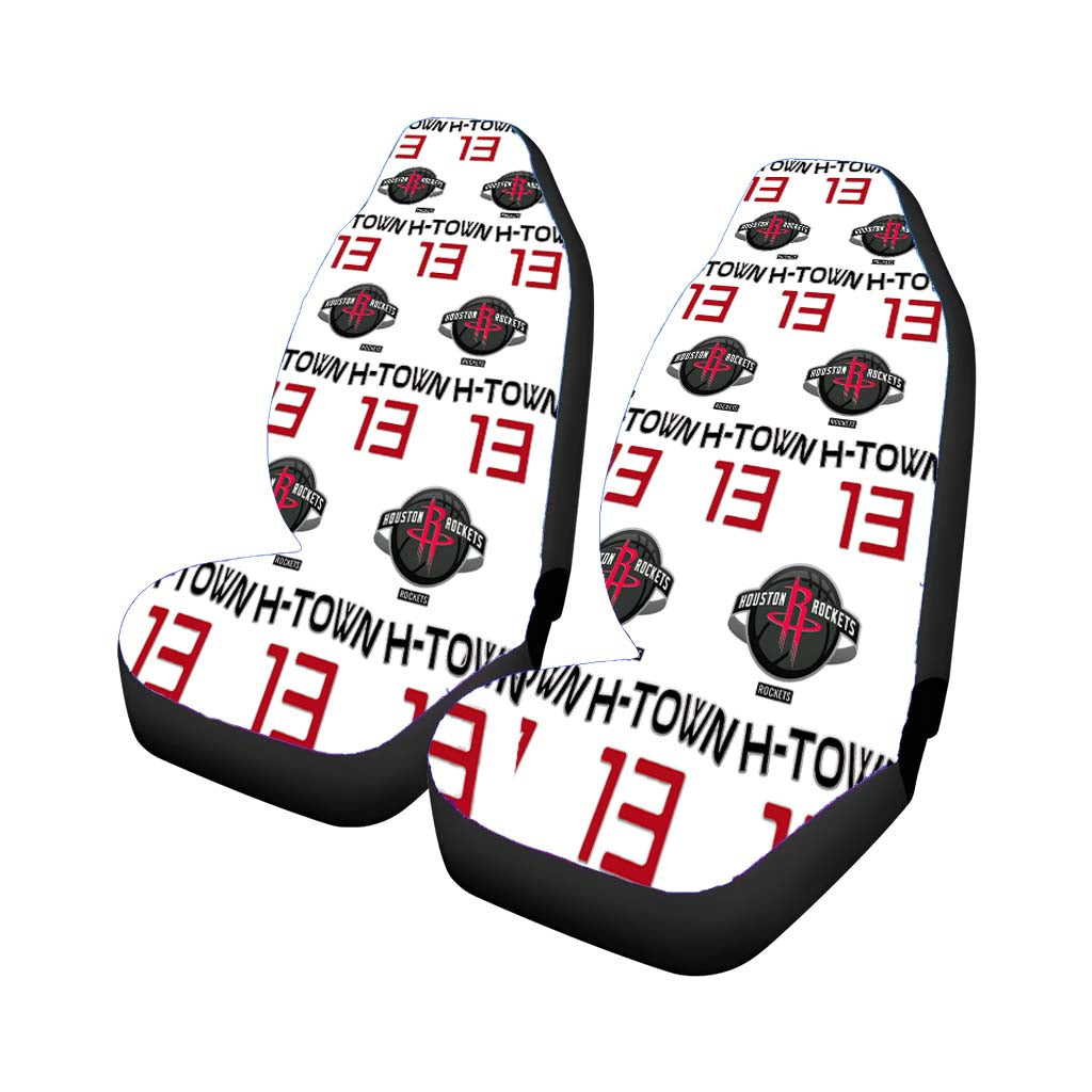 James Harden Rockets Houston Number 13 Jersey Car Front Seat Covers